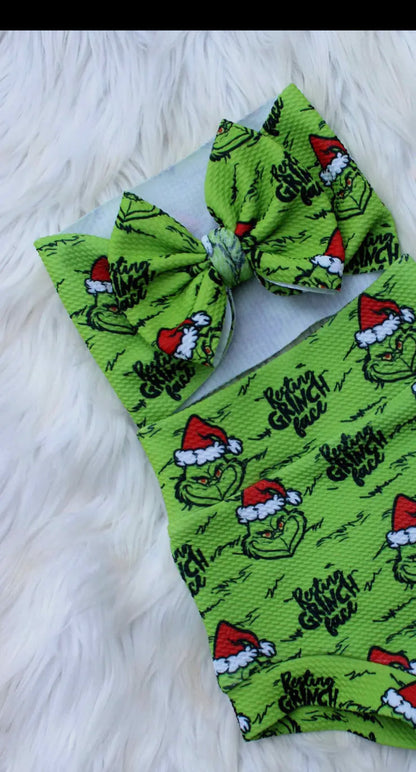 Grinch Baby Bummies