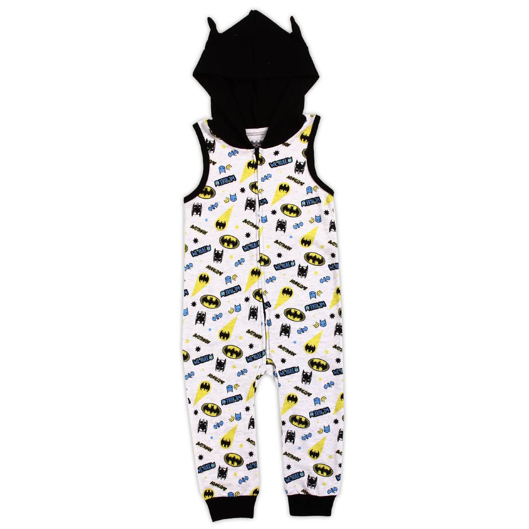 BATMAN Boys Infant Hooded Romper