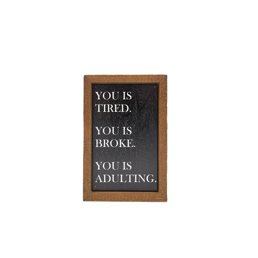 You Is Adulting Funny Young Parent Gift - Home Decor