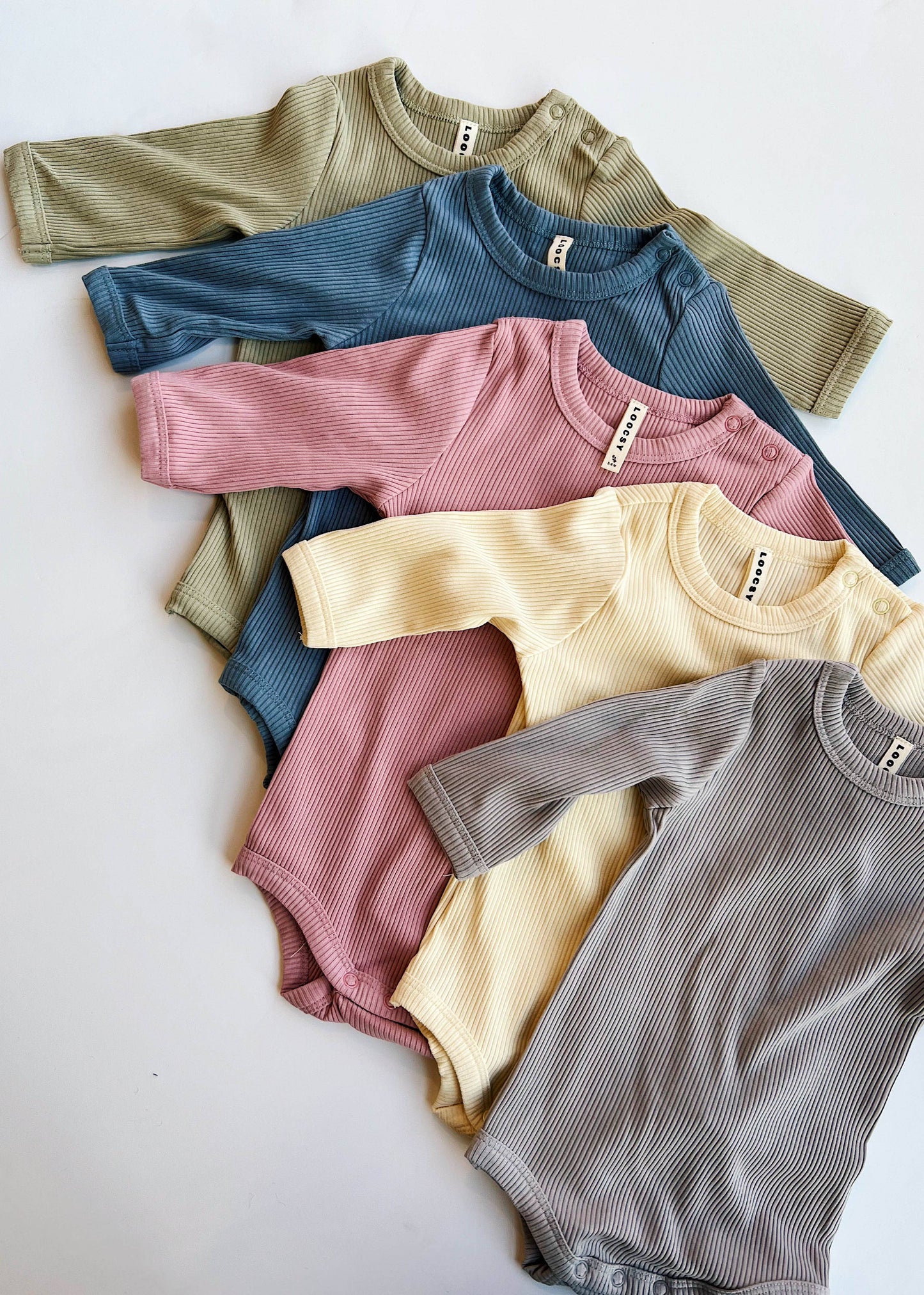 Long Sleeve Ribbed Onesie