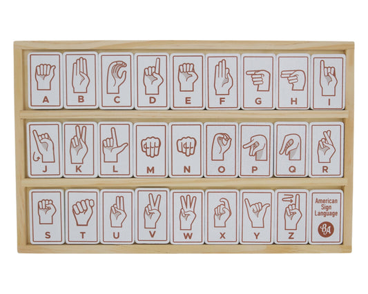 Sign Language Alphabet Tiles