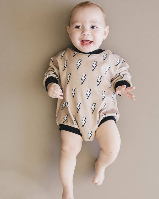 Bubble Romper | Lightning Bolt: 18-24M