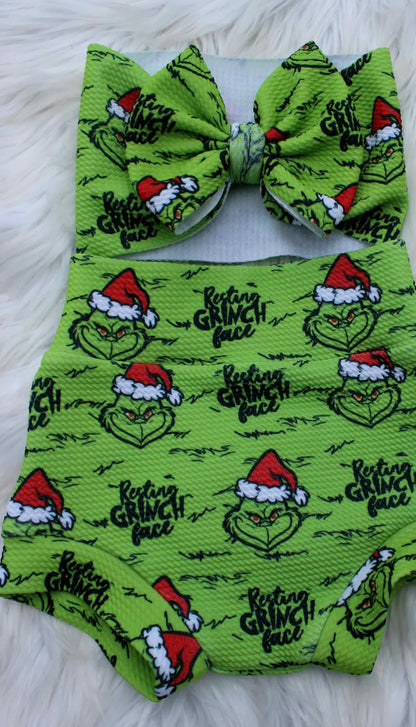 Grinch Baby Bummies