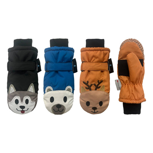 Boys Critter Faces Ski Mitten Size 2-4 - 31144