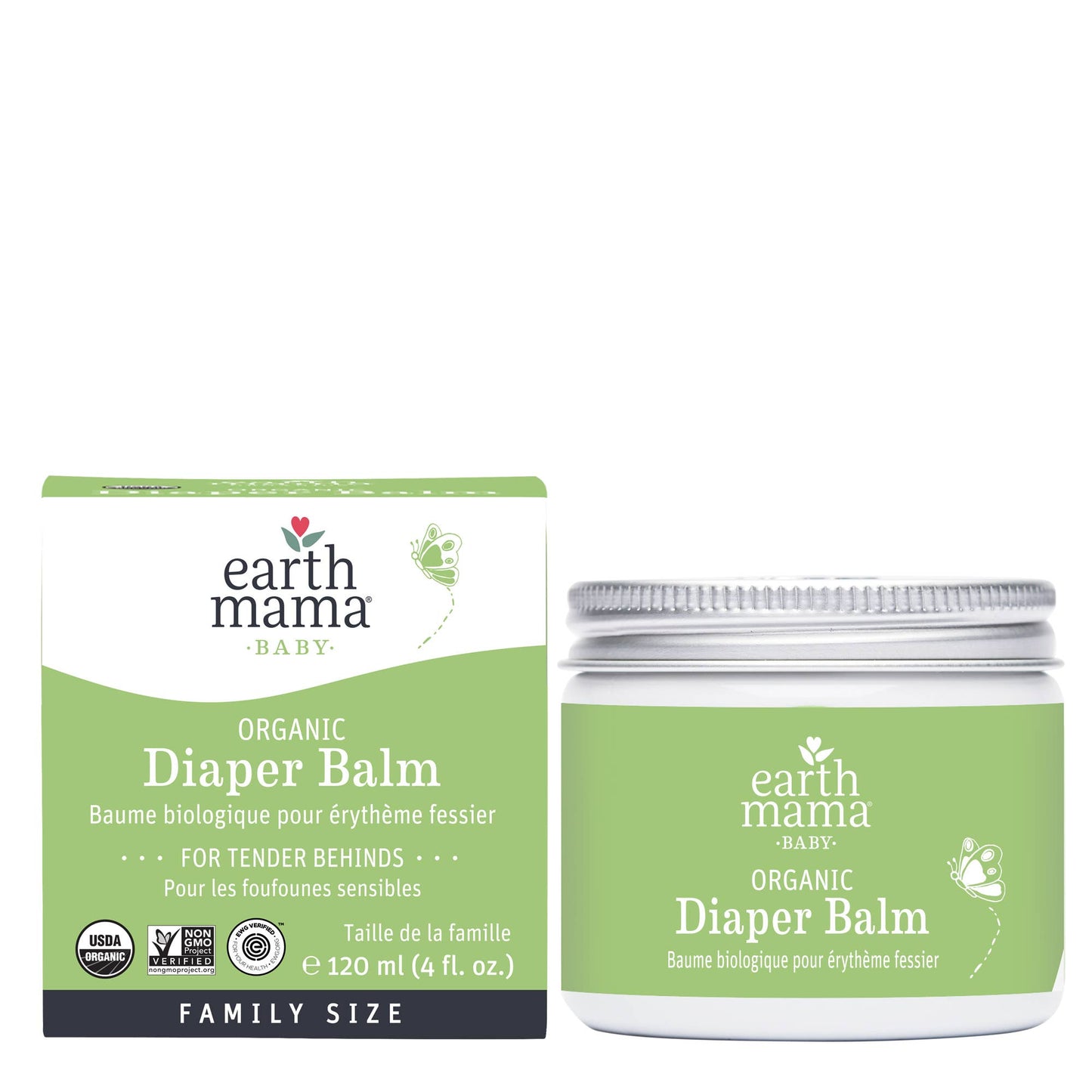 Organic Diaper Balm: 4oz