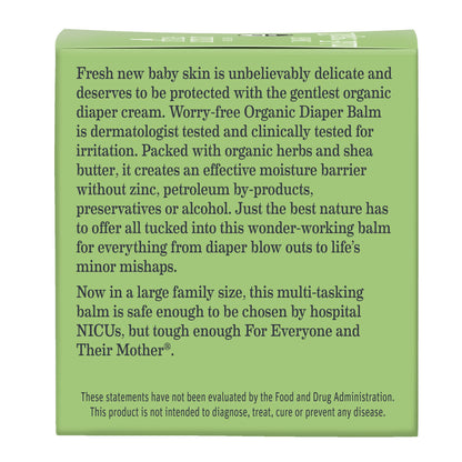 Organic Diaper Balm: 4oz