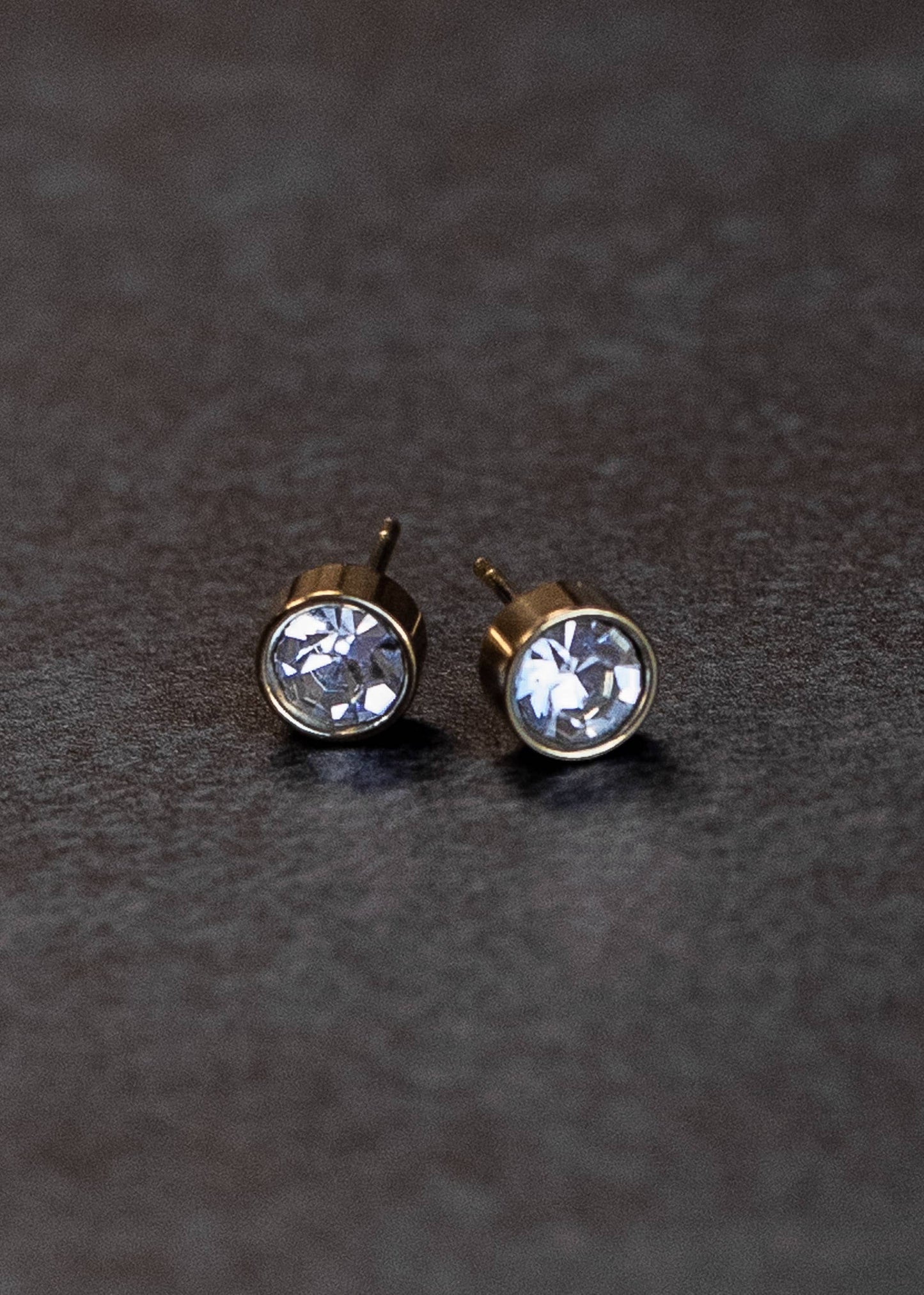 Rhinestone Stud Earring - Small